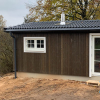 Karkasiukas Karkasiniai namai, terasos, stogai, Vakarų Lietuvoje