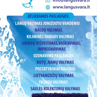 UAB Švarūs langai Langu valymas UAB Švarūs langai Langu valymas