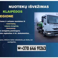 Vaidas Nuotekų išvežimas,valymo įrenginių aptarnavimas