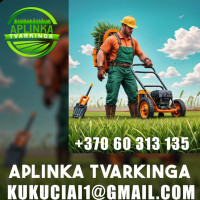 Aplinka tvarkinga! Vejos pjovimas-aplinkos priežiūra, tvarkymas.