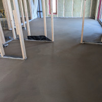 Ričardas Grindų betonavimas.