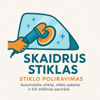 Skaidrus Stiklas-Stiklo poliravimas Stiklo poliravimas- įbrėžimų šalinimo paslaugos