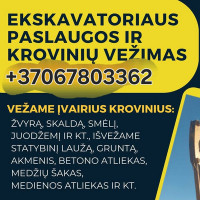 Tomas Visi griovimo-kasimo,išvežimo darbai