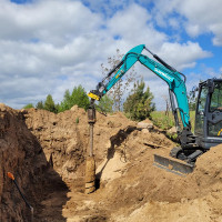 Dominykas Rudinskis MB Environfix 4t. Mini ekskavatoriaus nuoma su operatoriumi