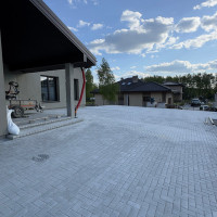 Trinkeliuera Trinkelių klojimas, aplinkos tvarkymas, laiptu betonavimas