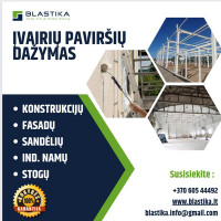 BLASTIKA Pramoninis patalpų, pastatų konstrukcijų smėliavimas dažymas