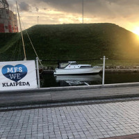 Gintarė Eglynienė Plaukimas kateriu į Nidą Gintarė Eglynienė Plaukimas kateriu į Nidą