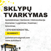 ES Projektai Sklypų tvarkymas, griovimas,vejos įrengimas,hidroizoliacija