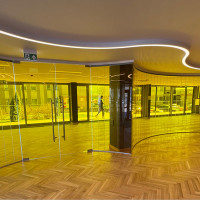 Interjero detalės Stiklu dekoravimas, tonavimas įvairiomis plėvelėm