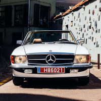 Ernestas Retro kabrioleto nuoma Mercedes-benz Sl šventėms ir ne tik