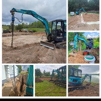 JONAS AUKŠTUOLIS Žemės kasimo darbai. Mini ekskavatoriaus paslaugos.