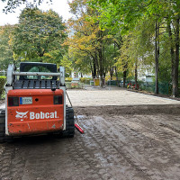 Levelta Trinkelių klojimas, bortų statymas bei kiti gerbūvio Darbai