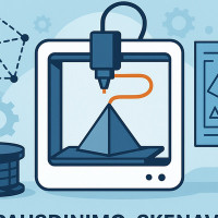 Tomas 3D 3d spausdinimas, skenavimas, projektavimas