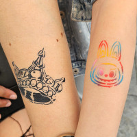 Greta Laikinos tatuiruotės: Uv, juodos, spalvotos!