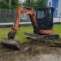 Martynas Mini 2,8t ekskavatoriaus nuoma su operatorium