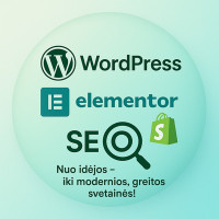 Edita Urban Svetainių kūrimas Wordpress / Shopify / Seo / Ux/ui dizainas