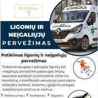 ROSMedica Ligonių ir neįgaliųjų pervežimas