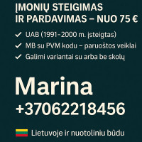 Parduodu Uab, Mb (Pvm)