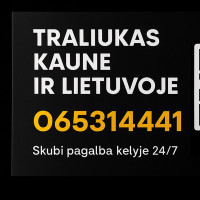 Tralas Kaunas-Lt Automobilių pervežimas traliuko paslaugos Kaune ir Lietuvoje
