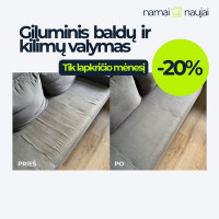 Kipras Mirinavicius Namų ir baldų valymo paslaugos Vilniuje