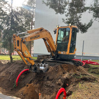 greta Vidaus, lauko vandens ir nuotekų tinklai