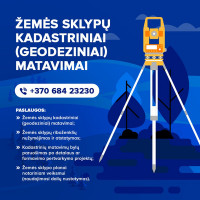 J. Barakausko IVV Žemės sklypų kadastriniai (geodeziniai) matavimai