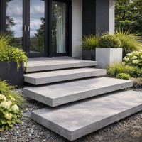 Akmens-Asai Vidaus ir lauko laiptų betonavimas