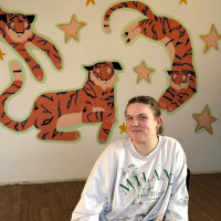 Samanta Lukauskaitė Piešimas/tapymas ant sienų, murals, piešimas ant stiklo