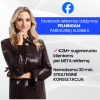 Agnė Facebook reklamos ekspertė, Pardavimų augimas per Meta Ads
