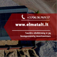 Matas Raščius Mb Elmata Lt (saulės elektrinių ir jų komponentų montavimas)