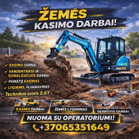 Linas Galiauskas Visi Žemės Kasimo Darbai,nuoma.