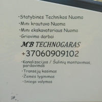 Statybinė technika Mini krautuvo bopcat.minieskavatariaus nuoma!