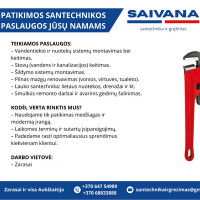 Ivanas Santechnika Zarasuose ir visoje Aukštaitijoje.