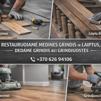 Edvinas Simokaitis Medinių paviršių atnaujinimo darbai