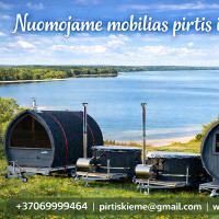 Voris Mobili pirtis! Mobilus Kubilas! Nuoma Alytuje