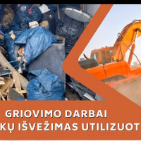 Edgaras Vilimas Griovimo darbai, atliekų išvežimas utilizuoti
