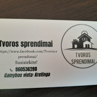 Tvoros sprendimai Skardinė tvora rombas,vartai,stulpų betonavimas