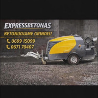 Robertas Grindų betonavimas
