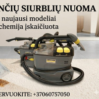 Karcher NUOMA Naujausių Karcher plaunančių plaunamų siurblių nuoma