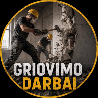 Kroviniu sprendimai Griovimo, išvežimo darbai