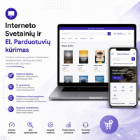 G Svetainės ir e. parduotuvės kūrimas Abc Interneto Svetainių ir El. Parduotuvių kūrimas + Seo