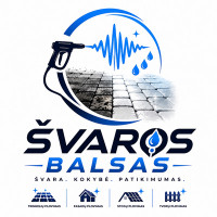 Švaros Balsas Trinkelių plovimas aukštu slėgiu