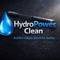 HPC-aukšto slėgio plovimo darbai Trinkelių plovimas