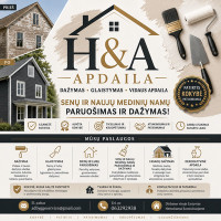 arlandas -Dažymas - Glaistymas,kiti apdailos darbai.