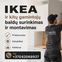 Baldų surinkimas ir montavimas Ikea baldų surinkimas ir montavimas.