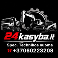 MB 24 kelyje Mini ekskavatoriai,bobcat.polių grežimas.griovimas