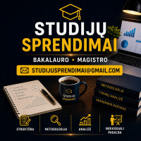 Studijų Sprendimai Studijų sprendimai bakalauro ir magistro darbams