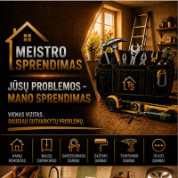 Meistro Sprendimas Meistro sprendimas – įvairūs remonto ir buities darbai
