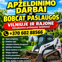 Darbas darbelis Apželdinimo darbai