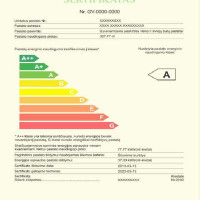 Klaipėdos Statybos Kompanija Energinio naudingumo sertifikatas 068653020 Visoje Lietuvoje